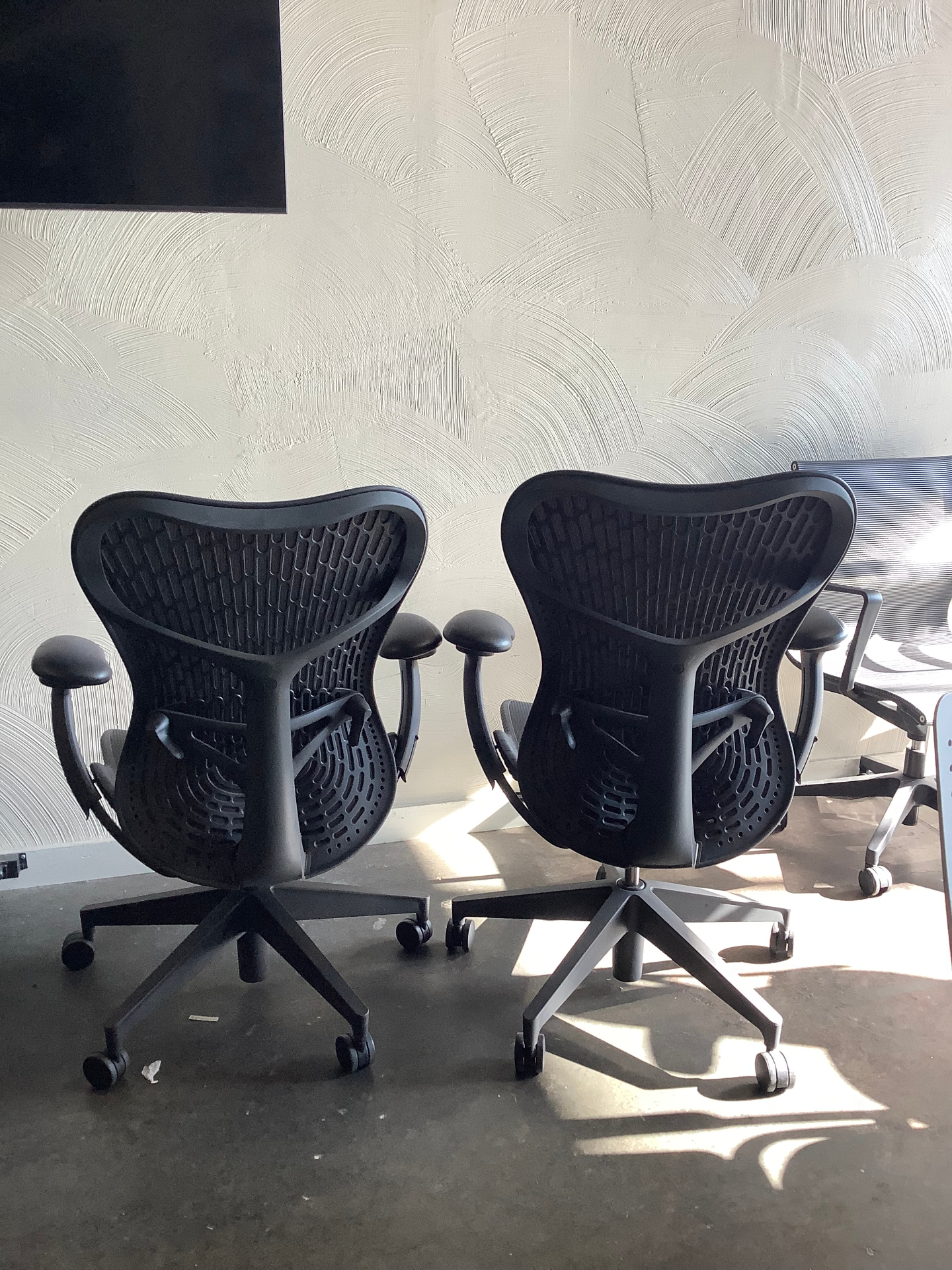 Steelcase chairs in showroom